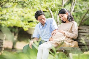 妊娠中の夫婦